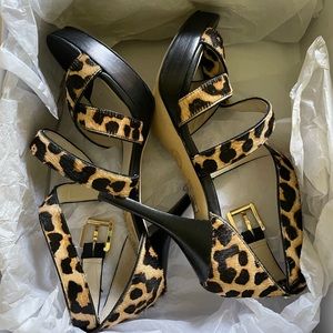 Michael Kors Cheetah print heels.